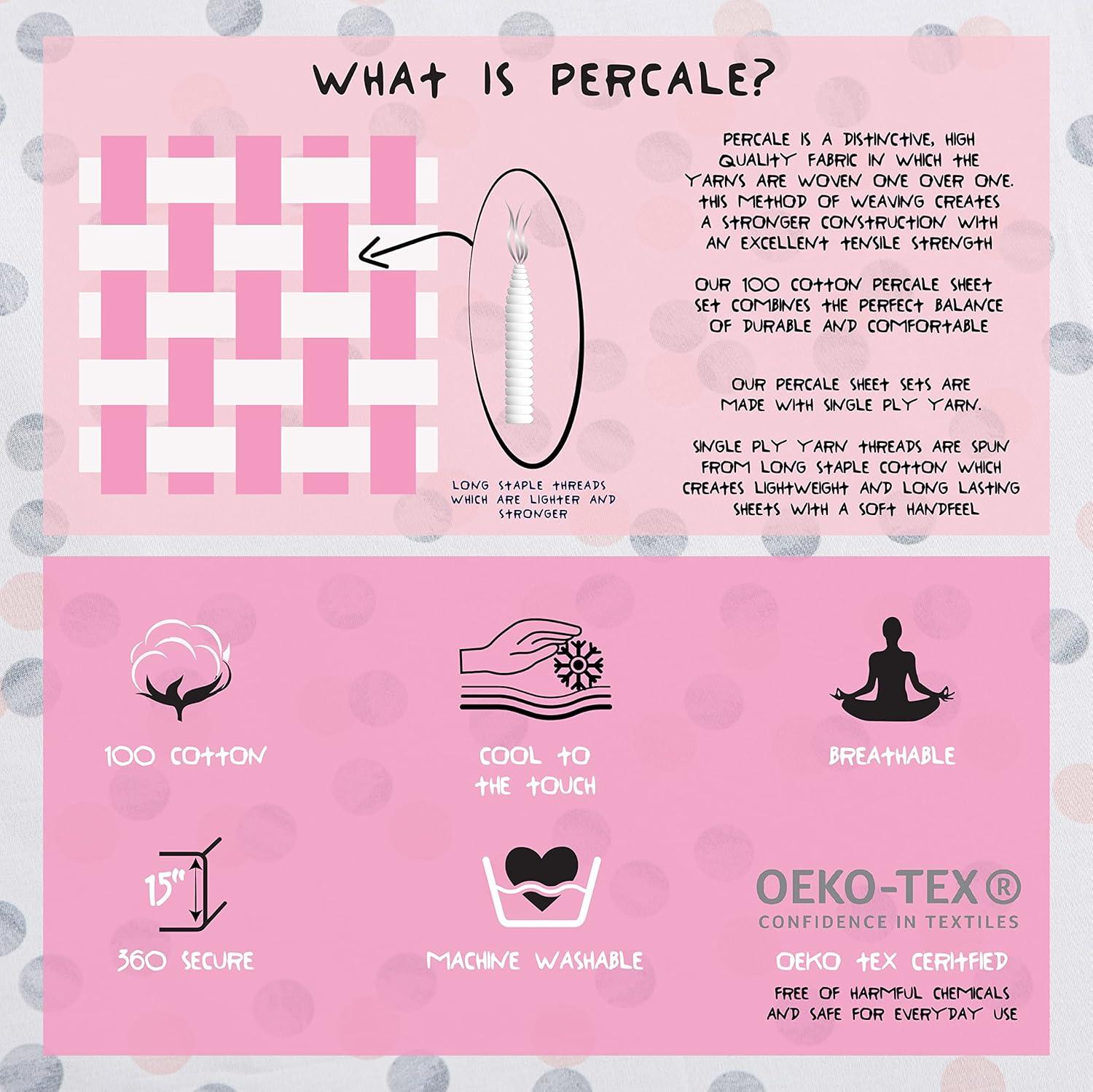 imageBetsey Johnson Teeny Tiny Roses Cotton Pink 4 Piece Sheet SetQueenBaby Buds Pink