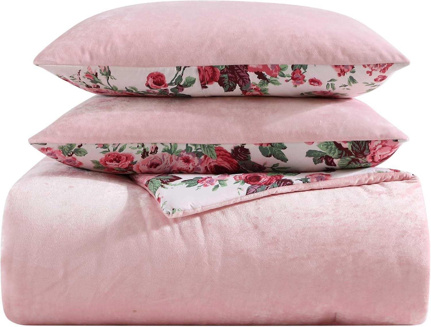 imageBetsey Johnson Velvet Solid ComforterSham SetVelvet Solid Pink