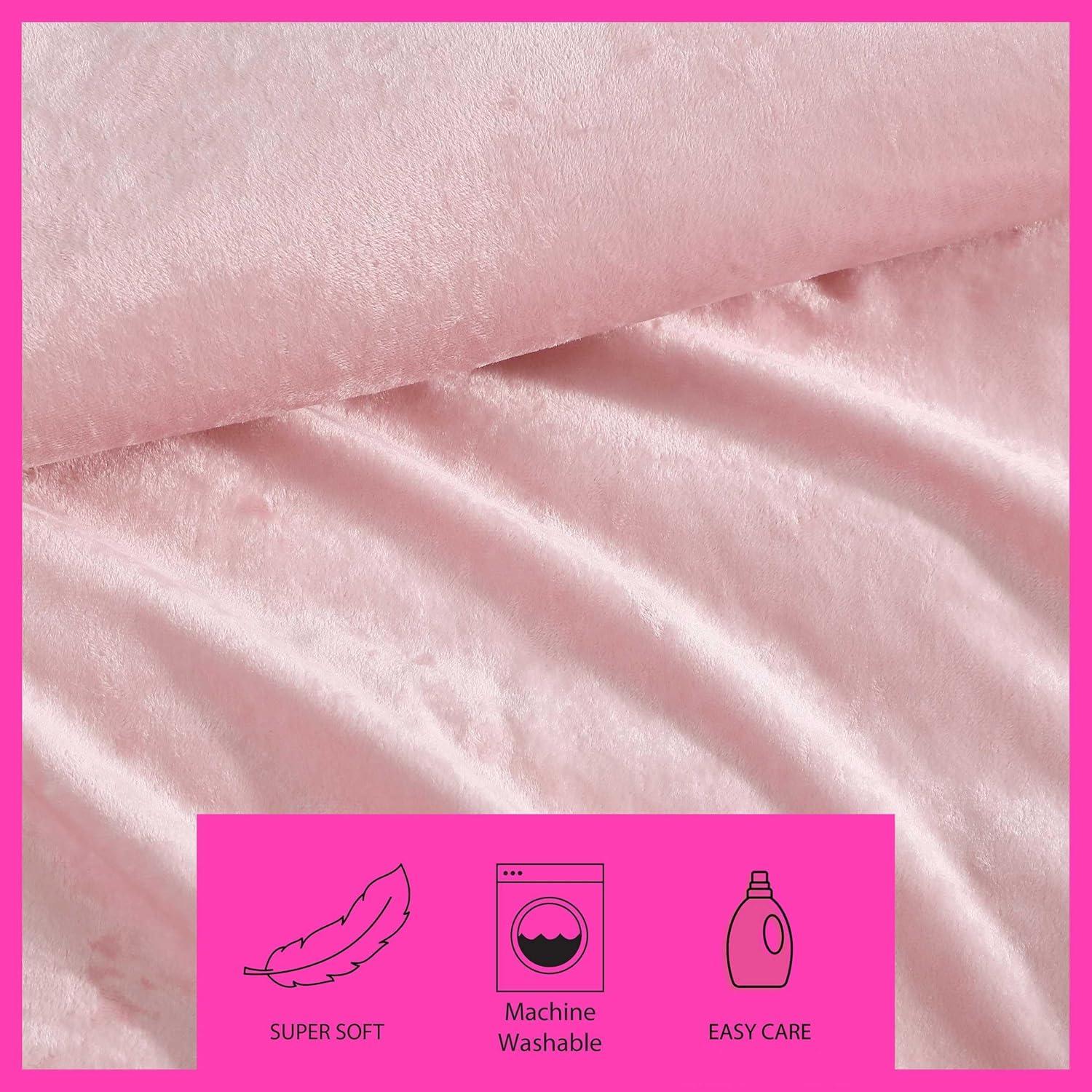 imageBetsey Johnson Velvet Solid ComforterSham SetVelvet Solid Pink