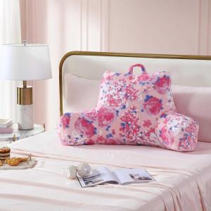 Betsey Johnson – Throw Pillow, Plush Pillow with Hidden Zipper, Throw Pillow for Couch or Bed (Ballet Bows Grey, 20″ x 48″)(Xox Floral Purple)